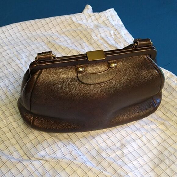 Vintage Jiminy Original Wristlet Single Strap Gold tone metal Cottagecore Chic - Picture 10 of 12